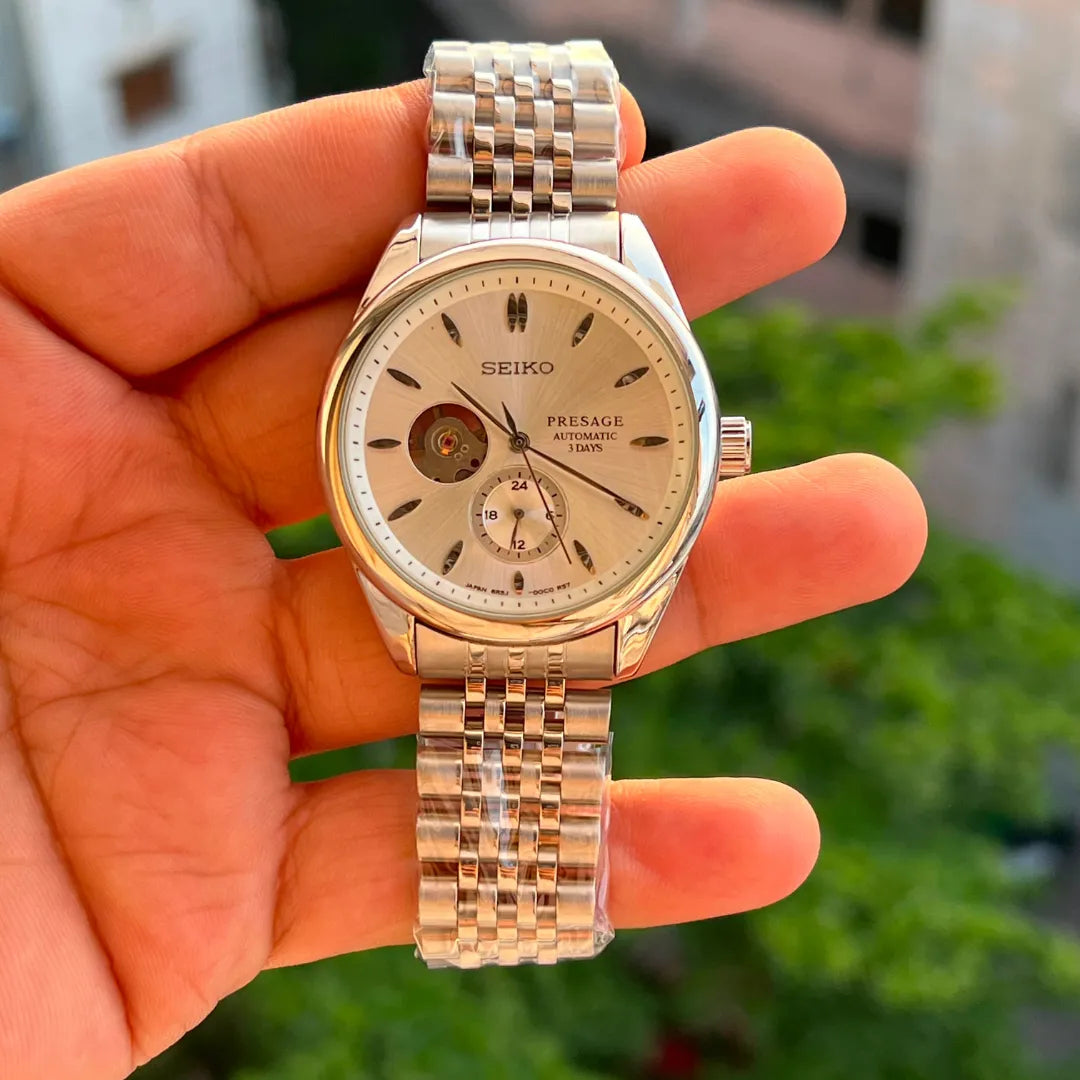 Classic Silver Watch for Men | Premium Quality